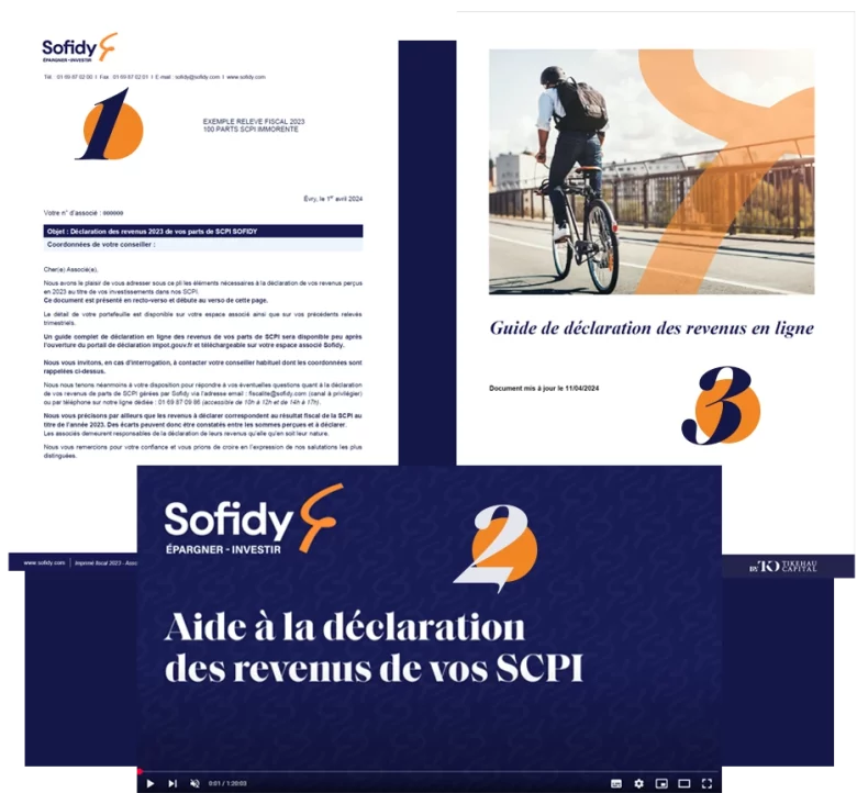 Eléments pour déclarer ses SCPI Sofidy